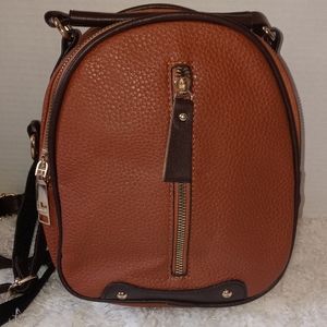 EUC Brown Handbag Backpack